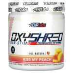 EHPlabs, OxyShred Non-Stim, термогенный сжигатель жира, Kiss My Peach, 306 г (10,8 унции)