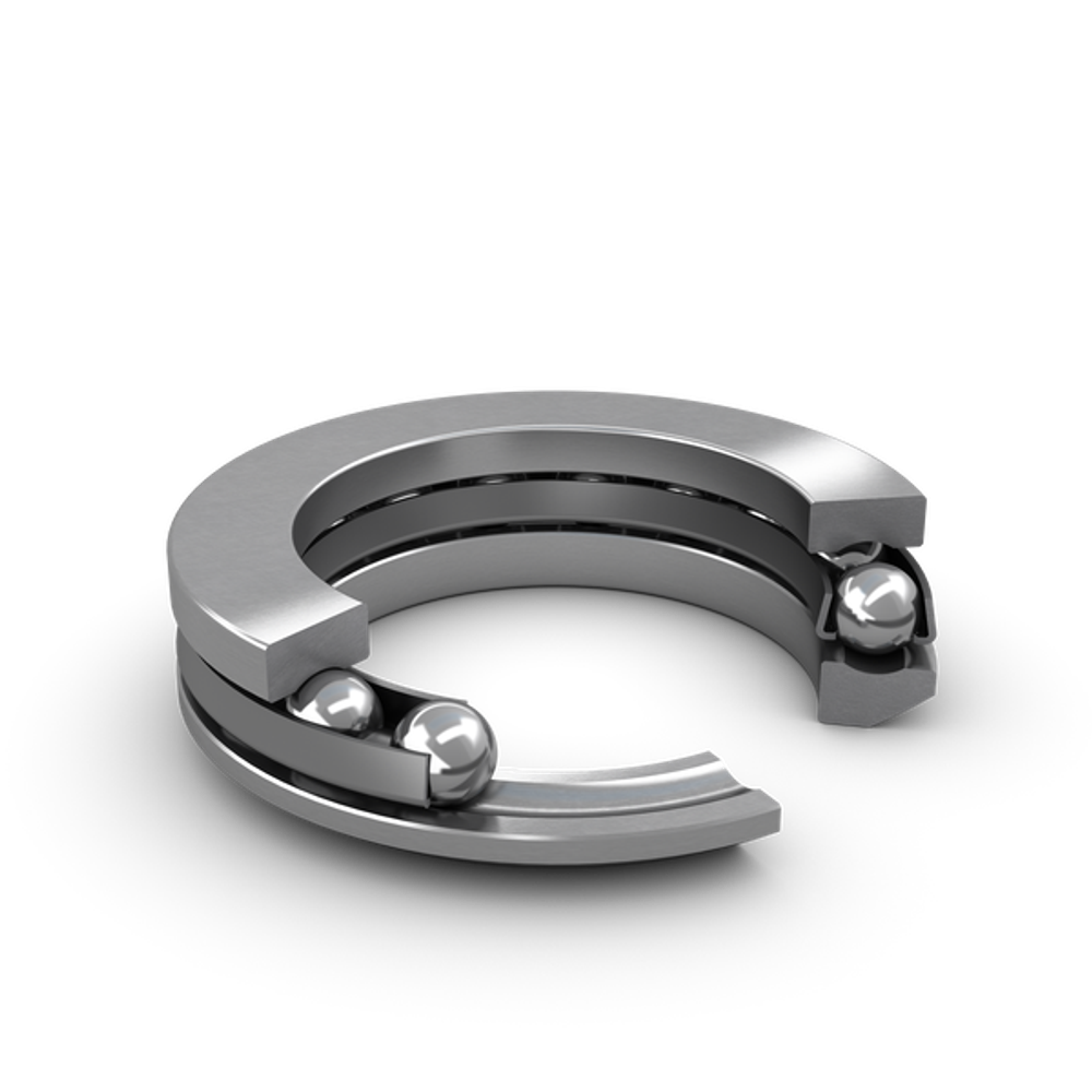 Одинарный упорный шарикоподшипник со сферическим свободным кольцом 53316