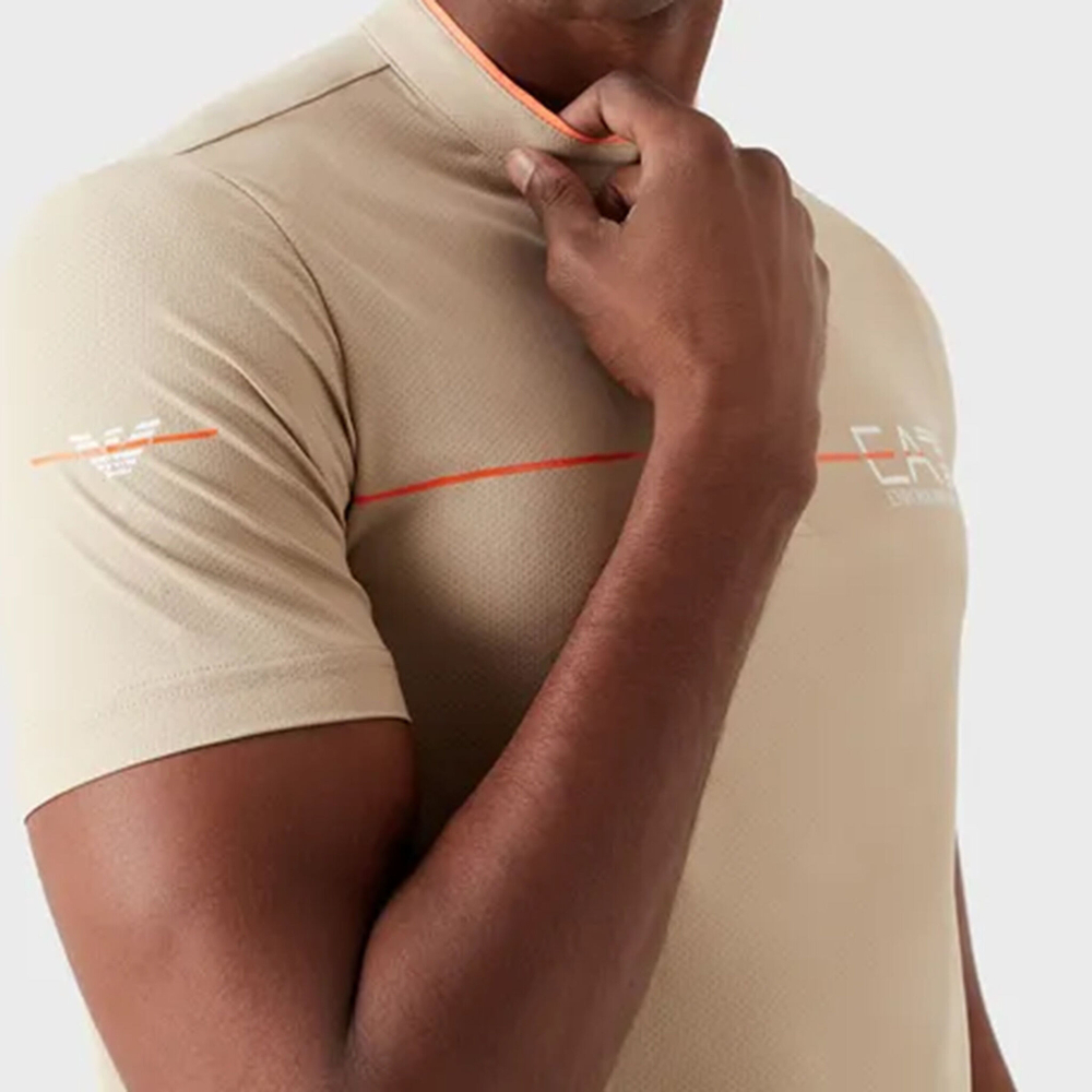 Мужская кофта теннисная EA7 Sweatshirt Men - Beige, Orange