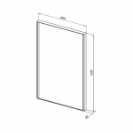 Зеркало Allen Brau INFINITY 1.21019.BL 60 черное