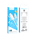 Кабель HOCO X88 USB-microUSB 2.4A 1м PVC White