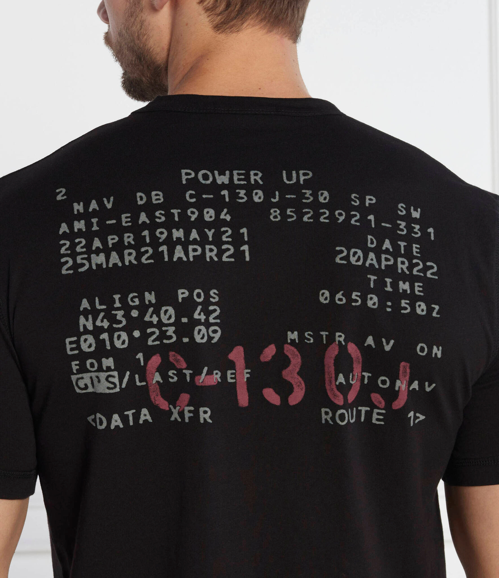 Футболка Aeronautica Militare - черный(TS2135J597)