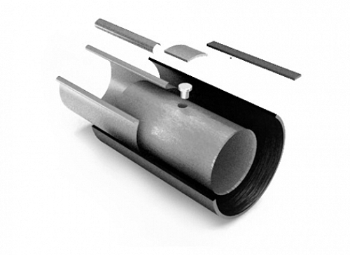 Комплект изоляции стыка тип №3 Муфта 426/560 (Кожух оцинкованный и скорлупа ППУ)