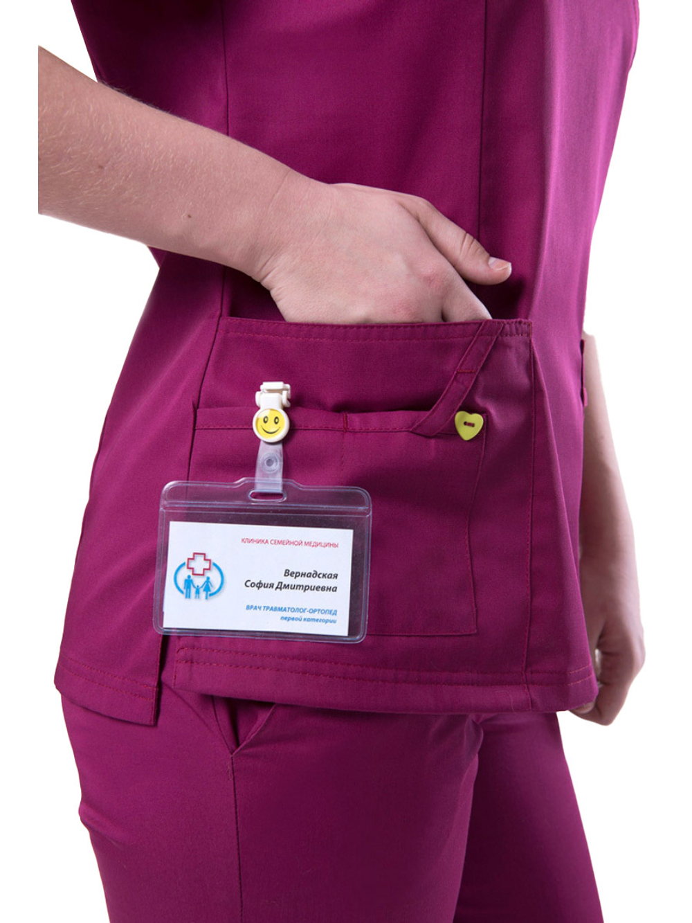 Блуза медицинская женская Доктор стиль ЛС 3229 Витерра , слова, 42