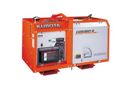 Дизельный генератор Kubota GL6000 в уличном кожухе - [6 кВт / 220V] эл. старт