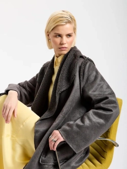 Пальто осеннее жакет начёс барашек