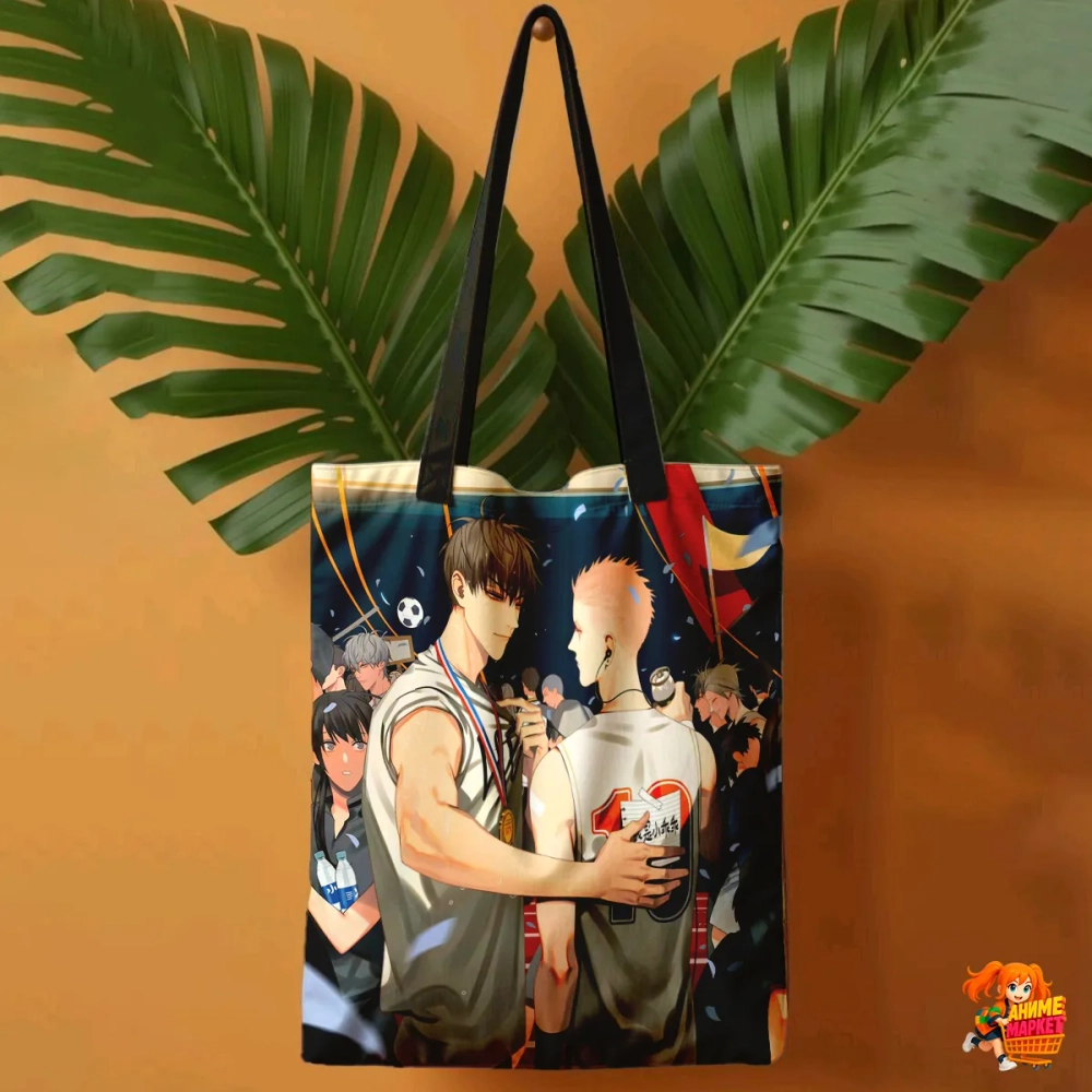 Сумка шоппер с принтом 19 дней однажды