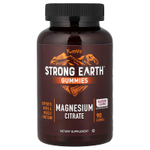 YumVs, Жевательные мармеладки Strong Earth, цитрат магния, малина и персик, 90 жевательных таблеток
