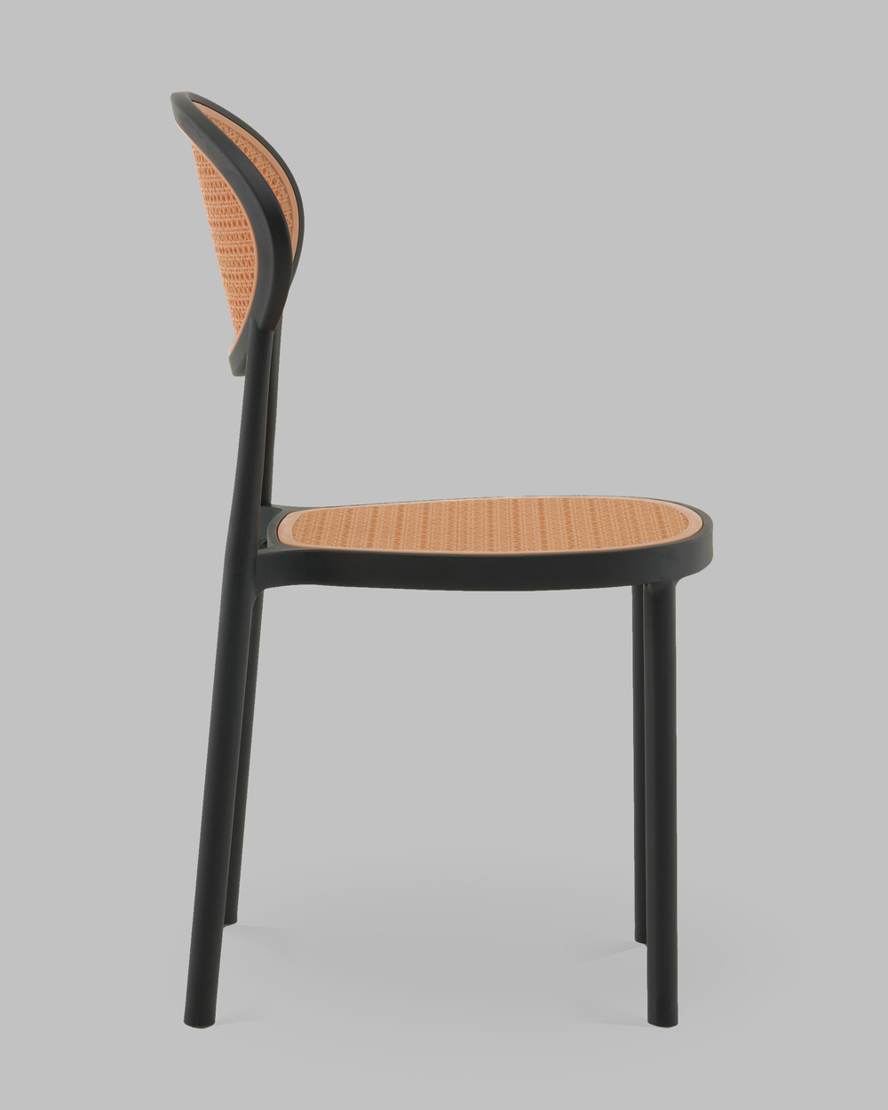 Стул Junie пластиковый чёрный