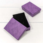 Коробка Ювелирная 11х8х3.4 см Набор 2 шт (Фиолетовый)