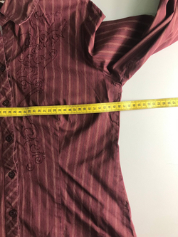 Блузка с вышивкой, маркировка М, визуально на 46 размер