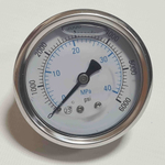 Манометр осевой 40МПа для безвоздушного окрасочного аппарата, нержавеющая сталь