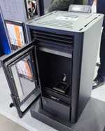 Воздухогрейный пеллетный камин ZOTA A9H20 black