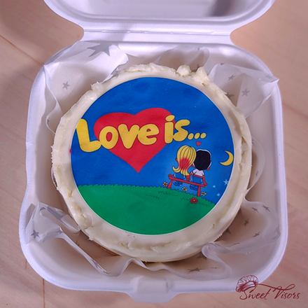 Бенто торт "Love is"