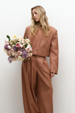 Жакет объемный укороченный