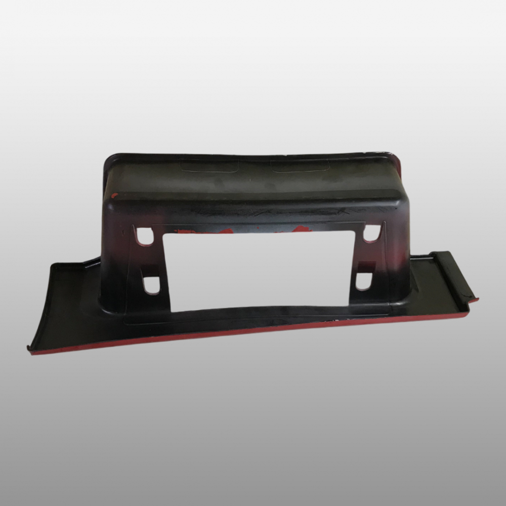 WG1641240113-RED - Подножка нижняя левая красная Евро 3 на Howo A7, Howo Sinotruk, Howo T5G, Sitrak