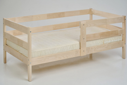 Кровать подростковая "Софа Компакт" 160*80 см натуральный 2 борта (СЧ)