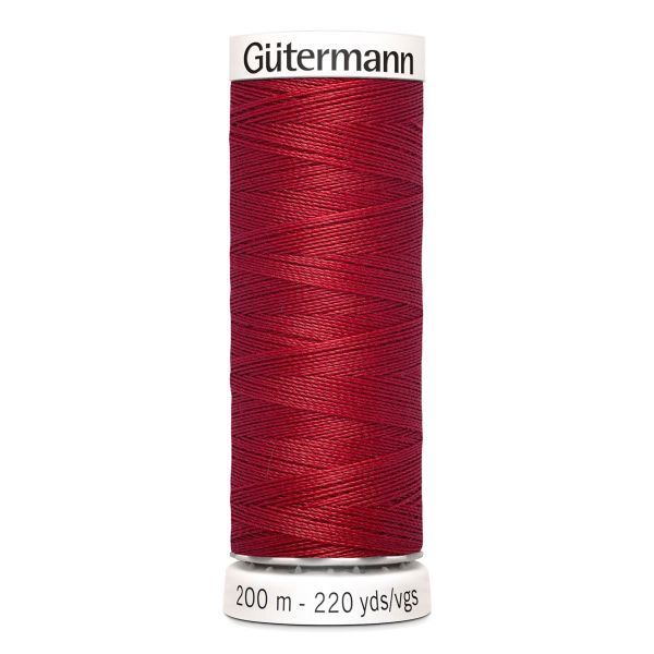 Нитки универсальные Gutermann Sew-all 100 (200 метров), 5 кат. | 046 бургундский