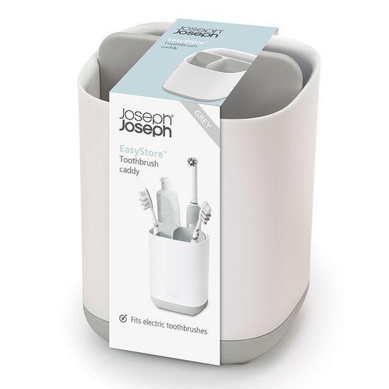 Органайзер для зубных щеток Joseph Joseph EasyStore™ белый-серый