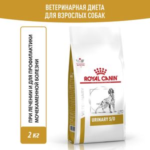 Сухой корм Royal Canin Urinary S/O для взрослых собак при мочекаменной болезни