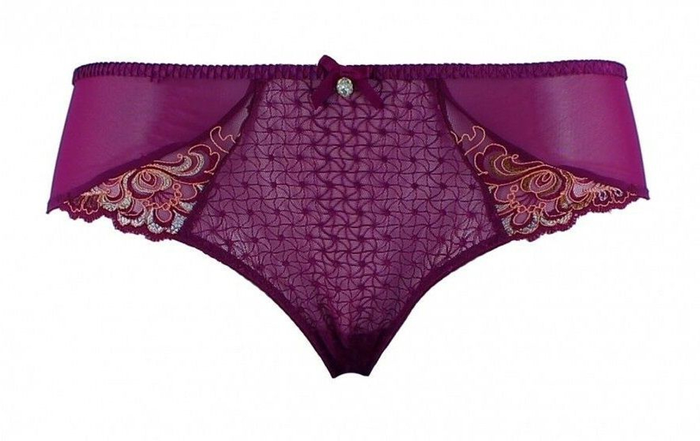 Трусы-шорты Ornella с вышивкой (Размер: 48) (Цвет: фиолетовый)
