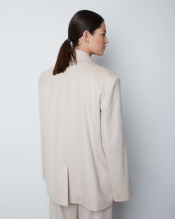 Жакет из шерсти Лоро Пиана молочный