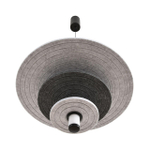 8295/14AL LEDIO LN26 365 черный/светло-серый/темно-серый, металл/фетр/акрил Подвес LED 14W 3000K 220V FELTA