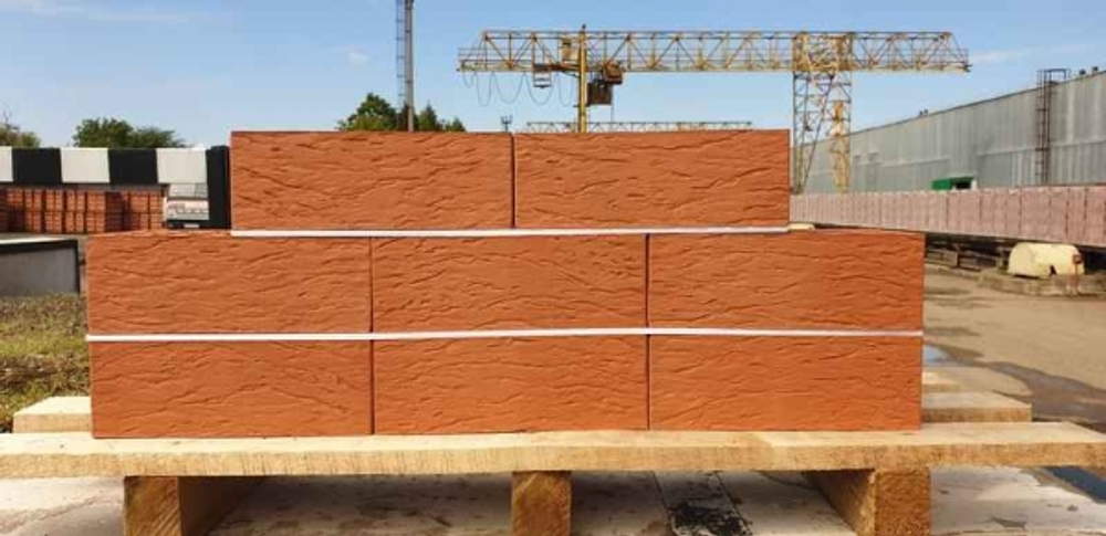 Кирпич новокубанский керамический рядовой утолщенный Россо-Фреско, 1,4 НФ