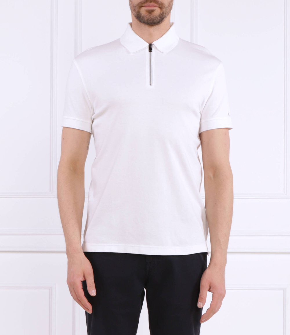 Поло DC INTERLOCK ZIP Tommy Hilfiger - белый(MW0MW30762)