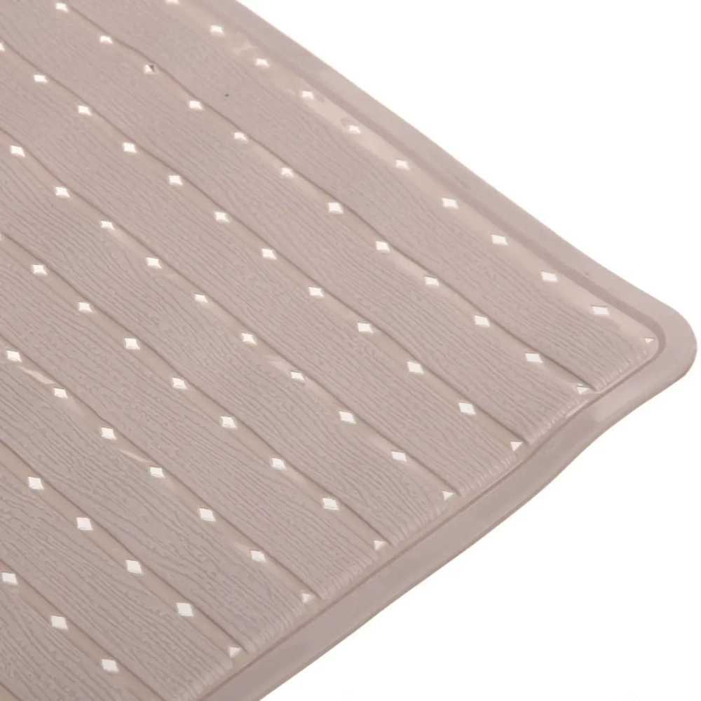 Коврик в ванну Селфи 68х38 ПВХ Лофт бежевый