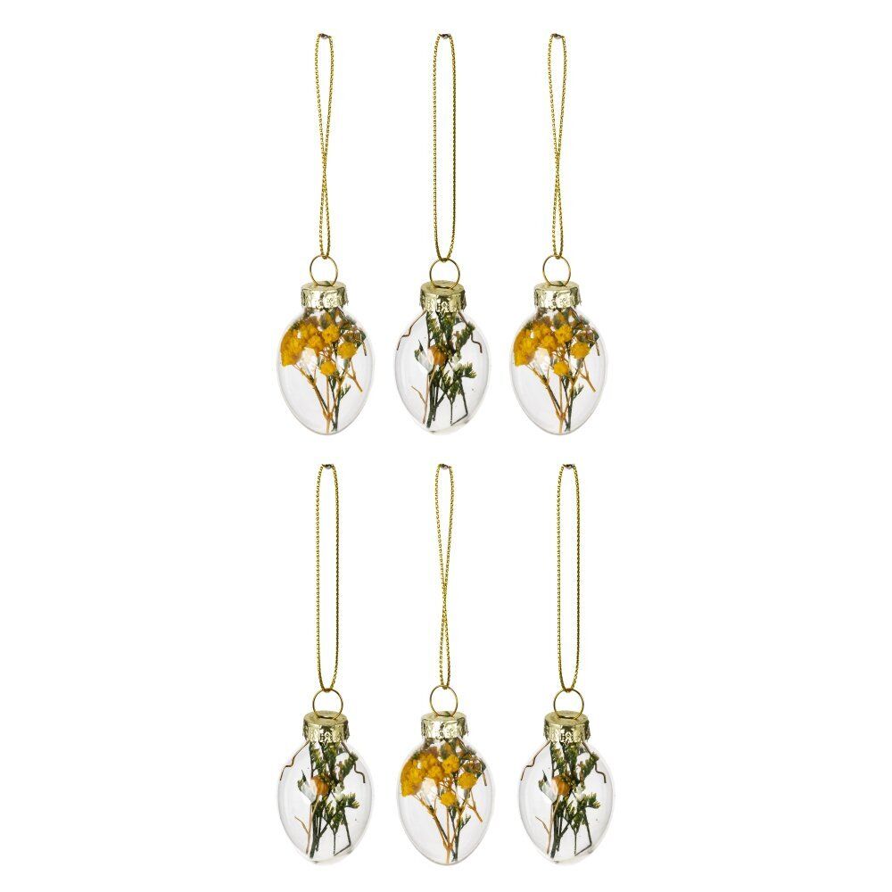 GAEM Набор из 6-ти изделий декоративных подвесных "Яйцо пасхальное" (3*5,5), L12 W11 H3,5 см