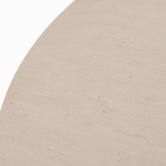Обеденный стол Addy Ø120 см, бежевый камень