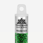 Японский бисер TOHO Round 15/0 (№27B), с внутренним серебрением, прозрачный