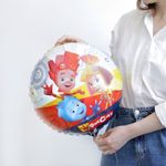 Шар (18"/46 см) Круг, Фиксики Друзья (Лицензия ООО БРАВО) 1шт.