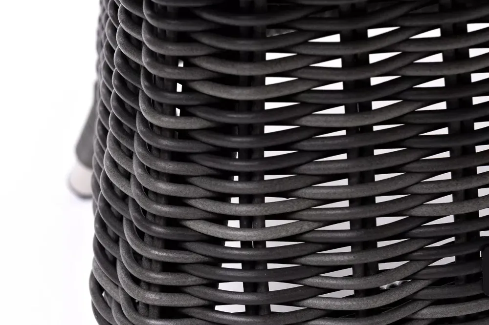 "Равенна" кофейный стол из искусственного ротанга, цвет графит