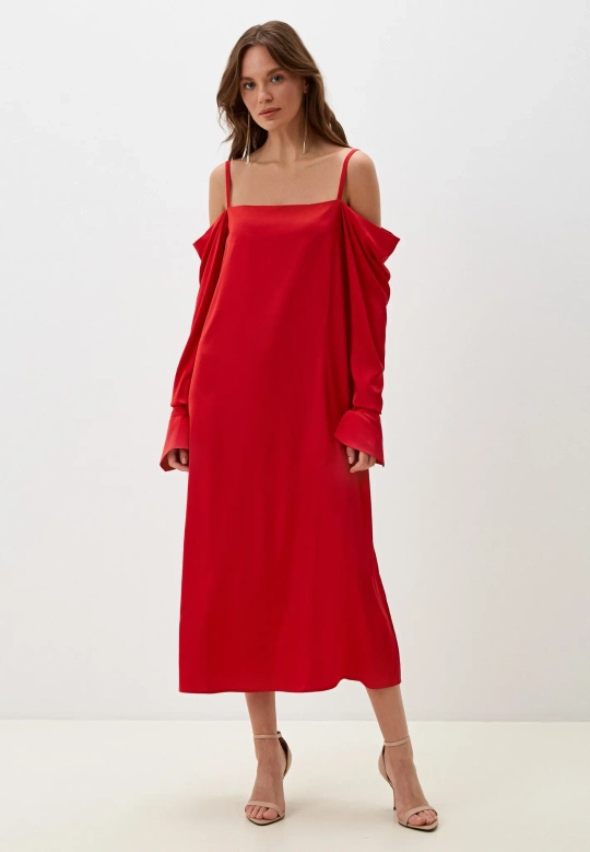 Платье Джия, цвет Красный