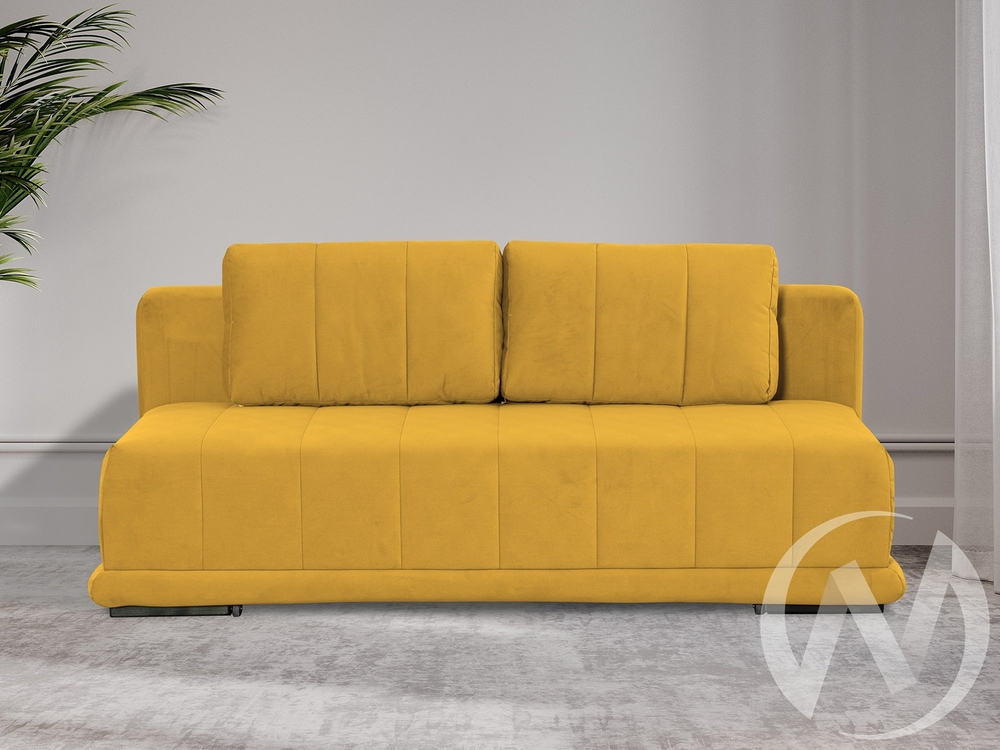 Диван прямой Флорида (БД) Карат 101 (гочично-желтый однотон)