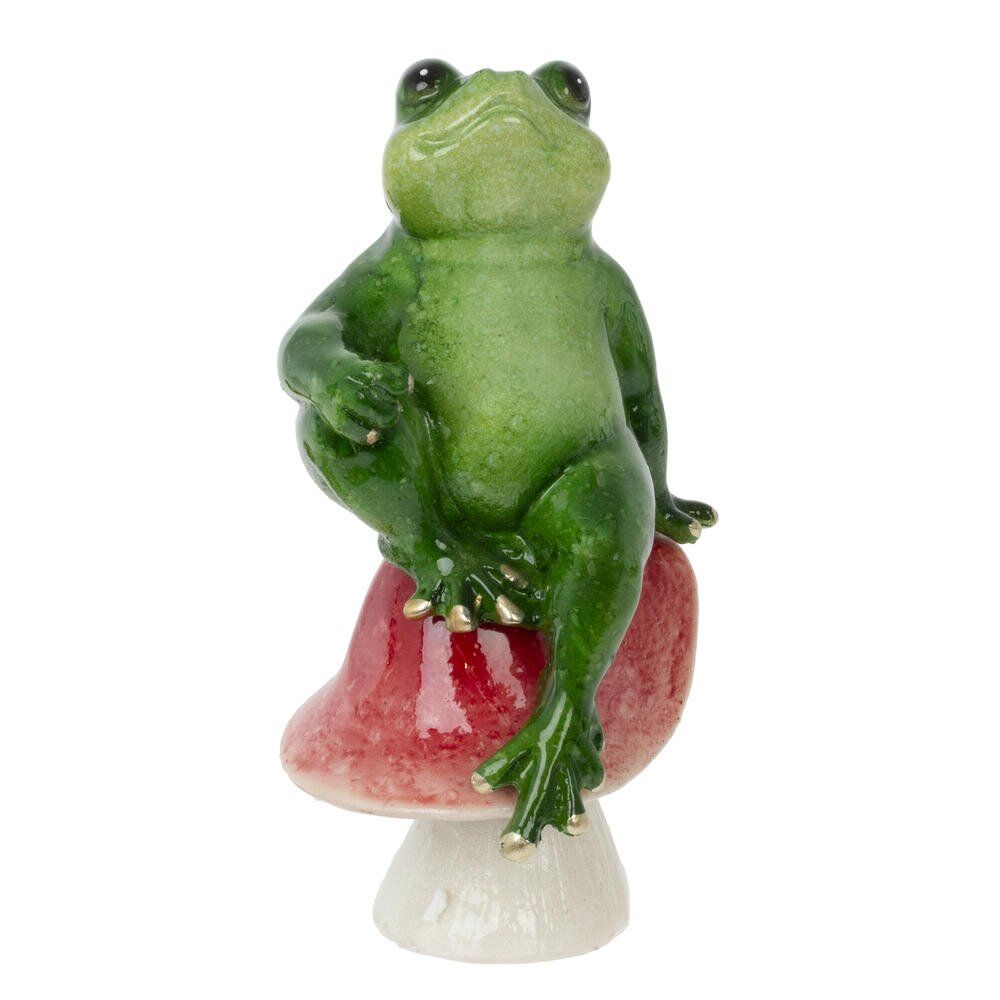 GAEM Фигурка декоративная "Лягушка", L6,5 W7 H13 см