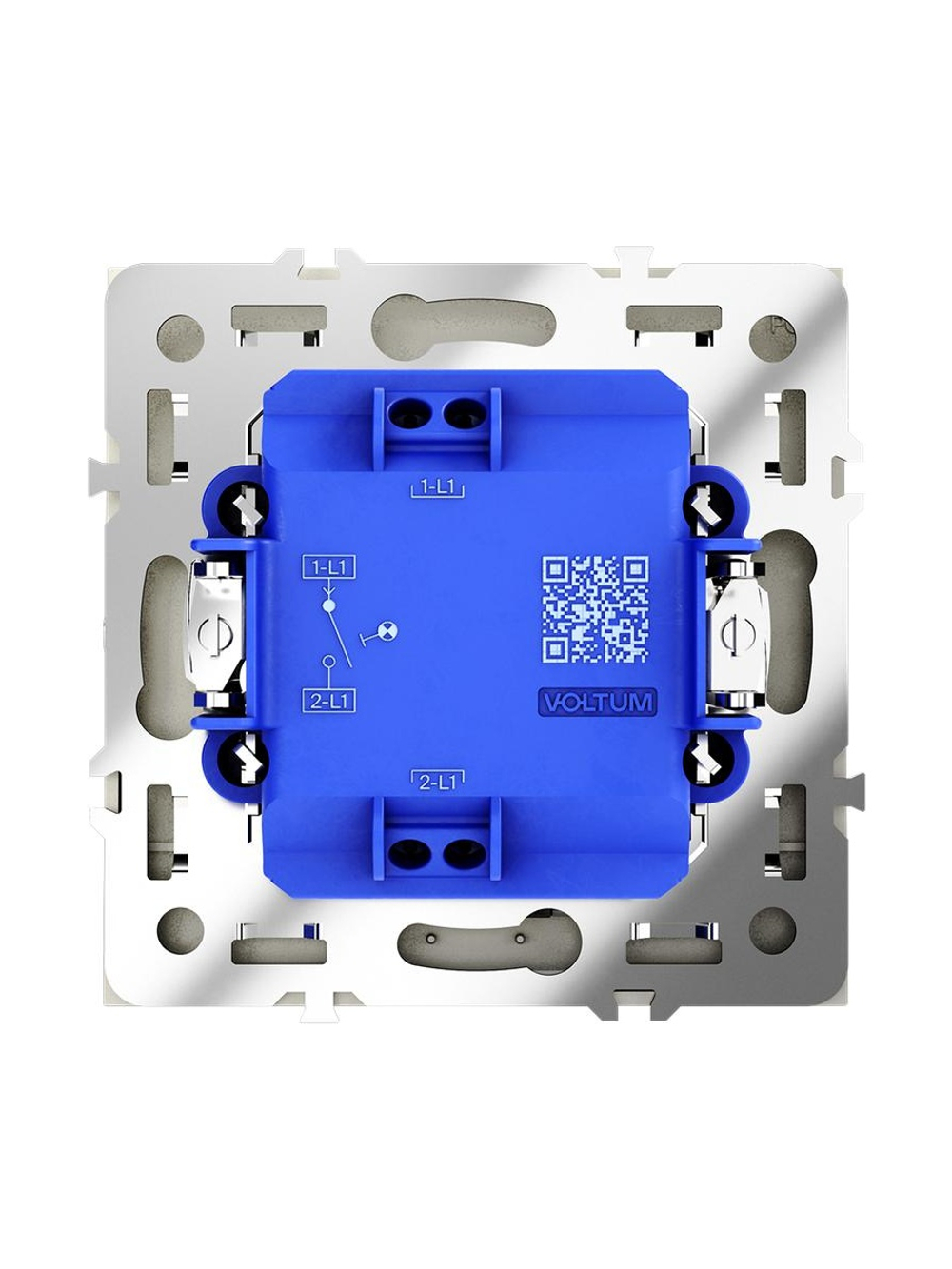 Выключатель 1-кл СП S70 10А с подсветкой механизм шелк Voltum VLS010204
