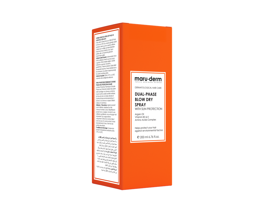 Maruderm Двухфазный спрей для укладки феном с защитой от солнца Dual-Phase Blow Dry Spray With Sun 200 мл
