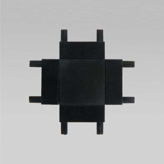 Соединитель четырёхсторонний для накладного шинопровода Elektrostandard Flat Magnetic 85003/00 черный a063738