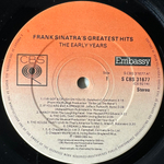 Frank Sinatra ‎– Greatest Hits - The Early Years (Англия 1978г.)