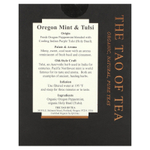 The Tao of Tea, органические орегонская мята и тулси, без кофеина, 15 саше, 30 г (1,05 унции)