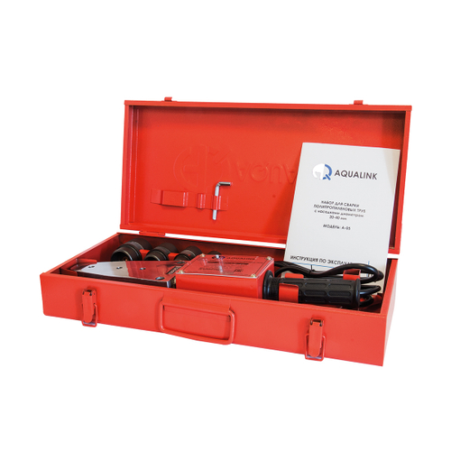 Сварочный аппарат для полипропиленовых труб AQUALINK 1500Вт. 20-63мм. 5/1 (04596)