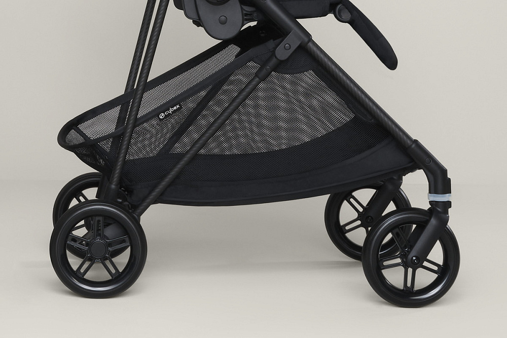 Коляска Cybex Melio Carbon 2 в 1 Almond Beige/Magic Black с дождевиками