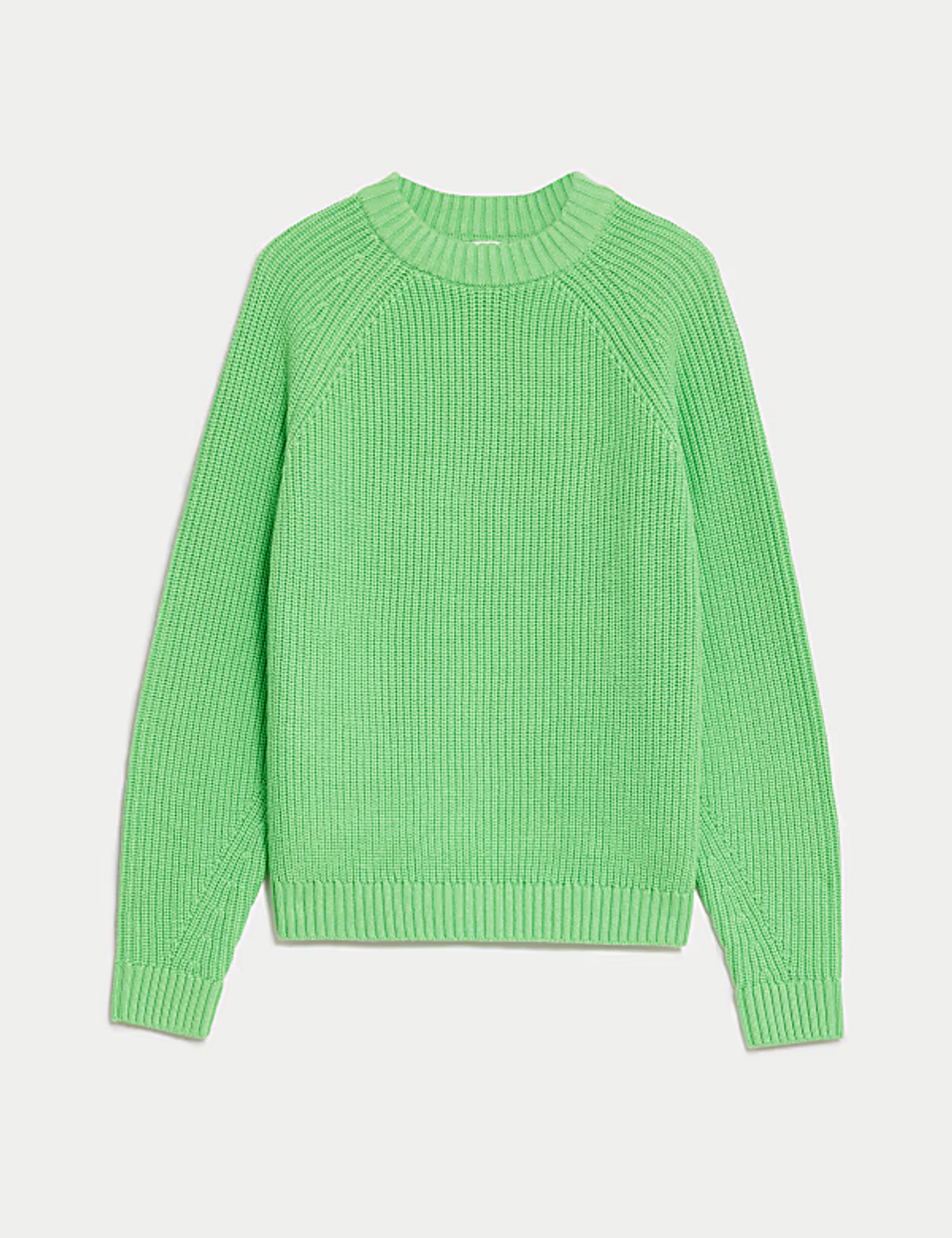 M&S ДЖЕМПЕР ИЗ СМЕСОВОЙ ШЕРСТИ, ЛАЙМОВЫЙ