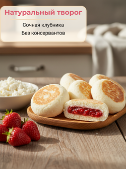 Сырники с клубничной начинкой "Мираторг" 3,5 кг