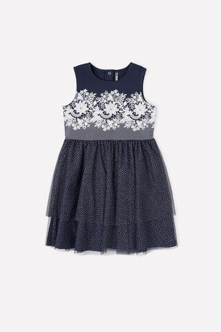 Платье  для девочки  К 5663/фиолетово-синий