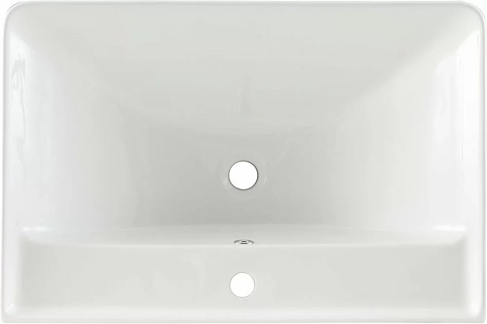 Тумба с раковиной Aquanet Вега 70 344122+301804 белая глянцевая