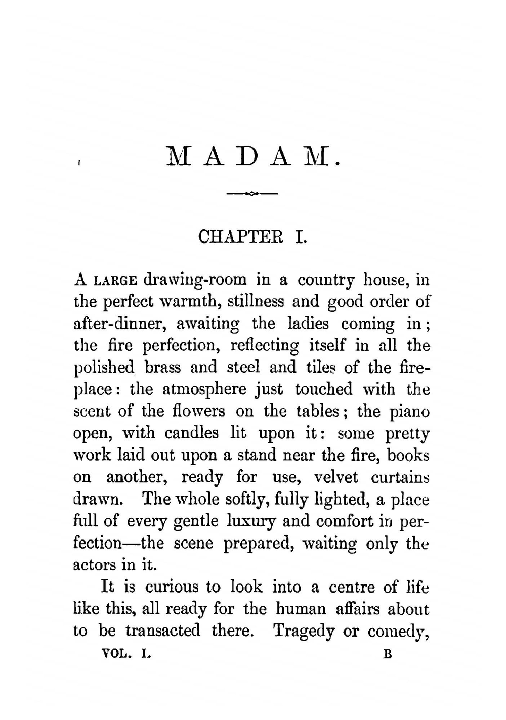Madam. Volume 1 | Margaret Oliphant